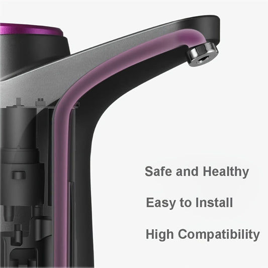 5 Gallon Large Capacity Water Jug Dispenser - Portable, Rechargeable, and USB Charging Water Pump with Lithium Battery - Drop-in Mounting Type for Easy Installation